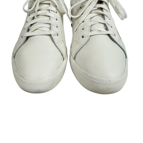 Keds Pursuit Leather Lace Up Sneakers White Pink Size 8.5 - Picture 5 of 8